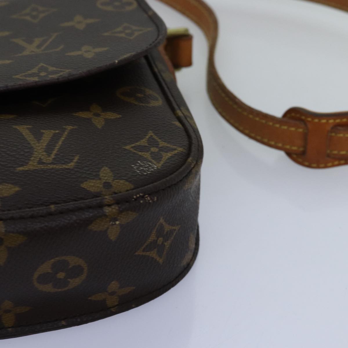 LOUIS VUITTON Monogram Saint Cloud MM Shoulder Bag M51243 LV Auth 75029