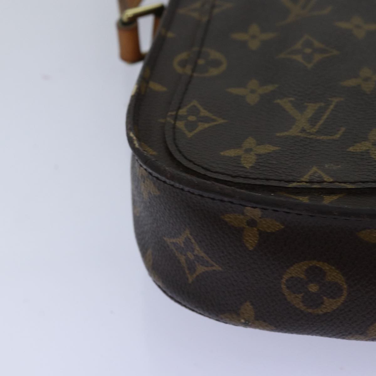 LOUIS VUITTON Monogram Saint Cloud MM Shoulder Bag M51243 LV Auth 75029