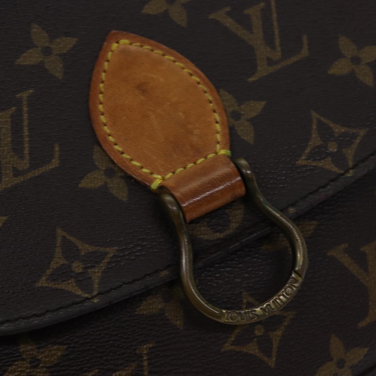 LOUIS VUITTON Monogram Saint Cloud MM Shoulder Bag M51243 LV Auth 75029