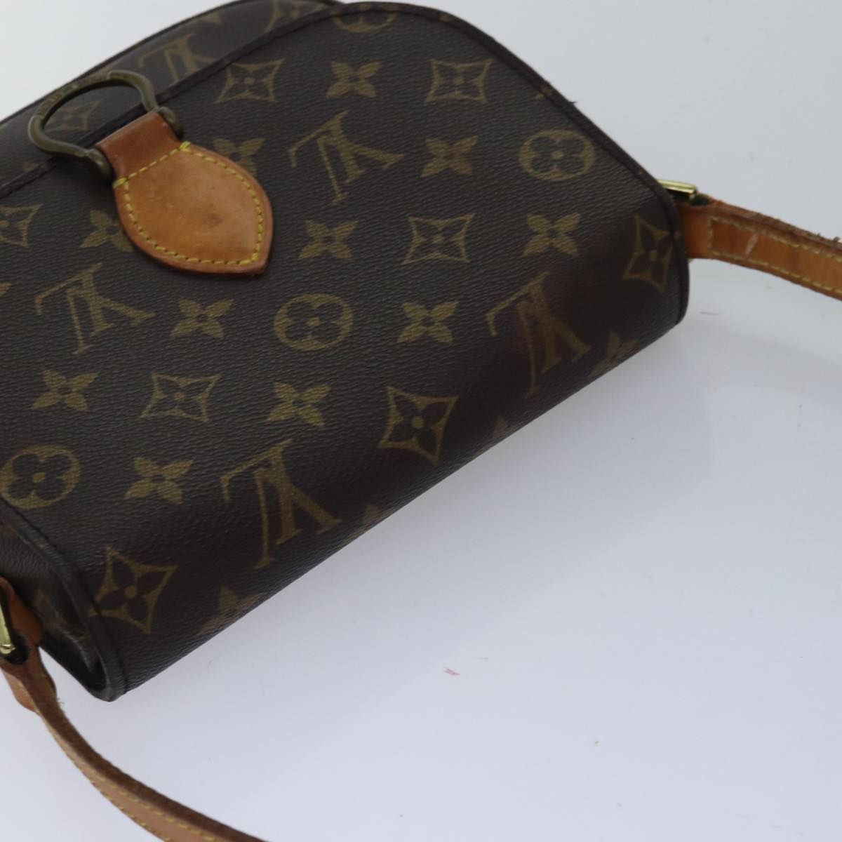 LOUIS VUITTON Monogram Saint Cloud MM Shoulder Bag M51243 LV Auth 75029