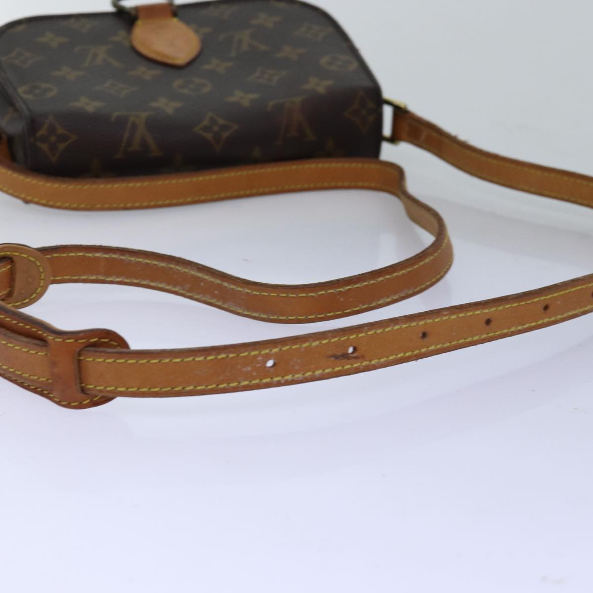 LOUIS VUITTON Monogram Saint Cloud MM Shoulder Bag M51243 LV Auth 75029