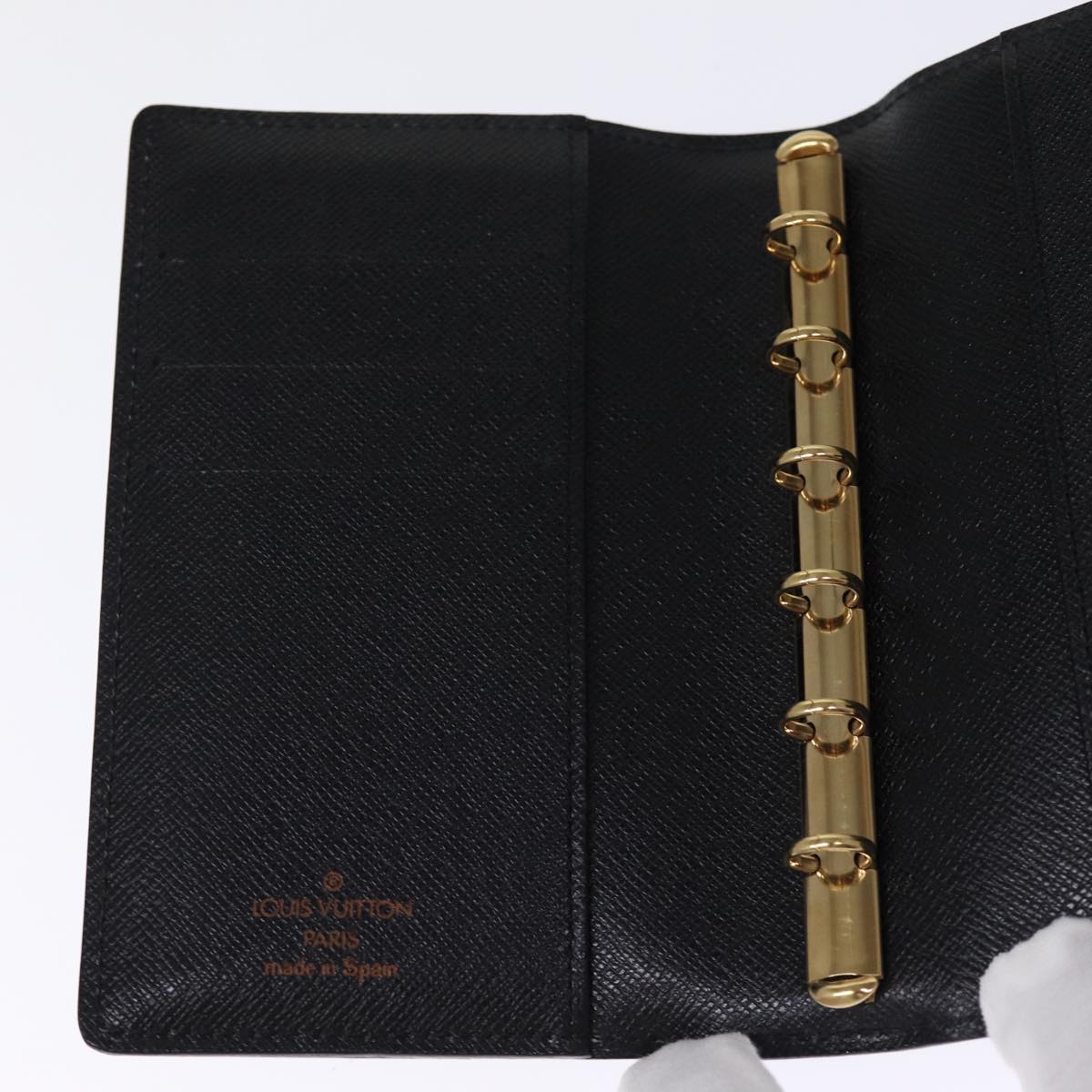 LOUIS VUITTON Epi Agenda PM Day Planner Cover Green R20054 LV Auth 75038