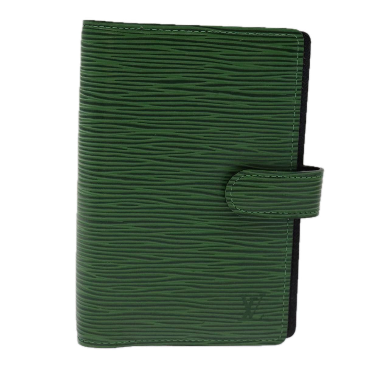 LOUIS VUITTON Epi Agenda PM Day Planner Cover Green R20054 LV Auth 75038