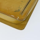 LOUIS VUITTON Monogram Vernis Motto Accessory Pouch Gris M91030 LV Auth 75041-15