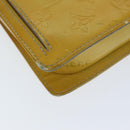 LOUIS VUITTON Monogram Vernis Motto Accessory Pouch Gris M91030 LV Auth 75041-16