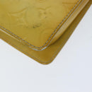 LOUIS VUITTON Monogram Vernis Motto Accessory Pouch Gris M91030 LV Auth 75041-17