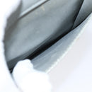 LOUIS VUITTON Monogram Vernis Motto Accessory Pouch Gris M91030 LV Auth 75041-21