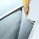 LOUIS VUITTON Monogram Vernis Motto Accessory Pouch Gris M91030 LV Auth 75041-12