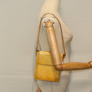 LOUIS VUITTON Monogram Vernis Motto Accessory Pouch Gris M91030 LV Auth 75041-22