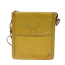 LOUIS VUITTON Monogram Vernis Motto Accessory Pouch Gris M91030 LV Auth 75041-13