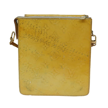 LOUIS VUITTON Monogram Vernis Motto Accessory Pouch Gris M91030 LV Auth 75041 - 0