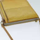 LOUIS VUITTON Monogram Vernis Motto Accessory Pouch Gris M91030 LV Auth 75041-6