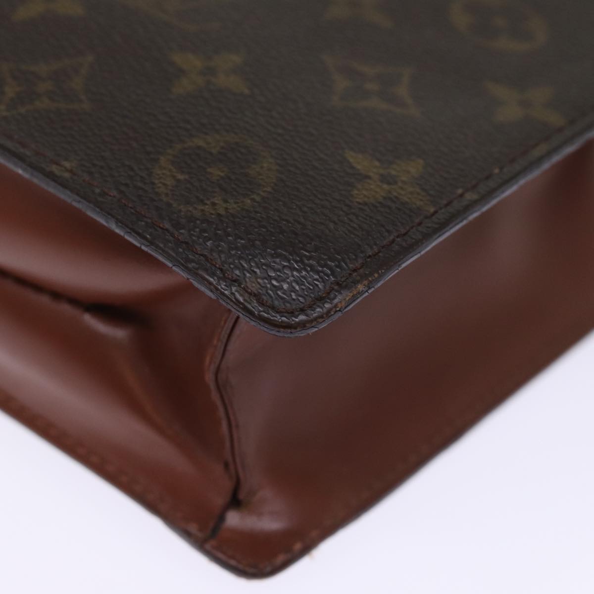 LOUIS VUITTON Monogram Porte Documents Bandouliere Bag M53338 LV Auth 75067