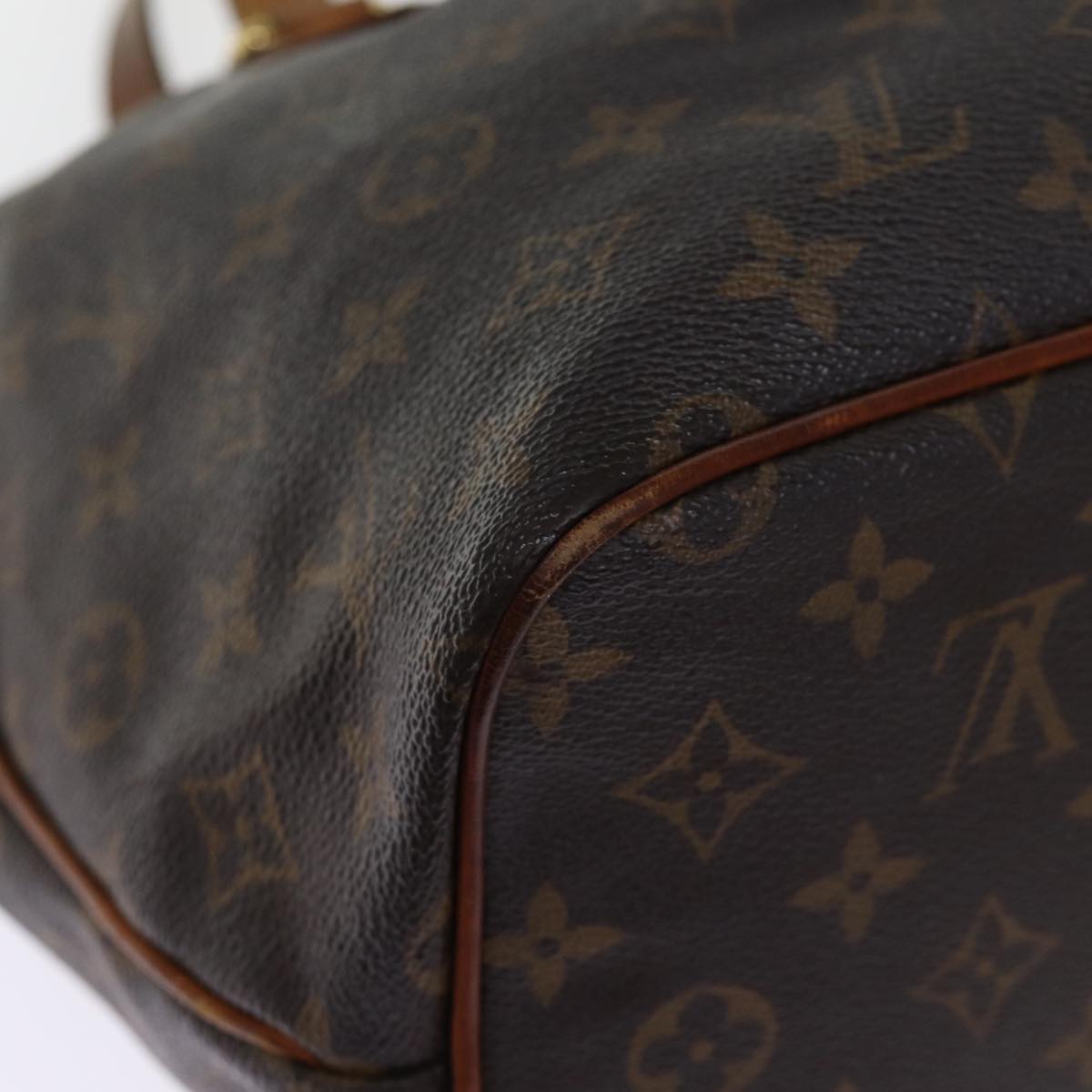 LOUIS VUITTON Monogram Palermo PM Tote Bag M40145 LV Auth 75078