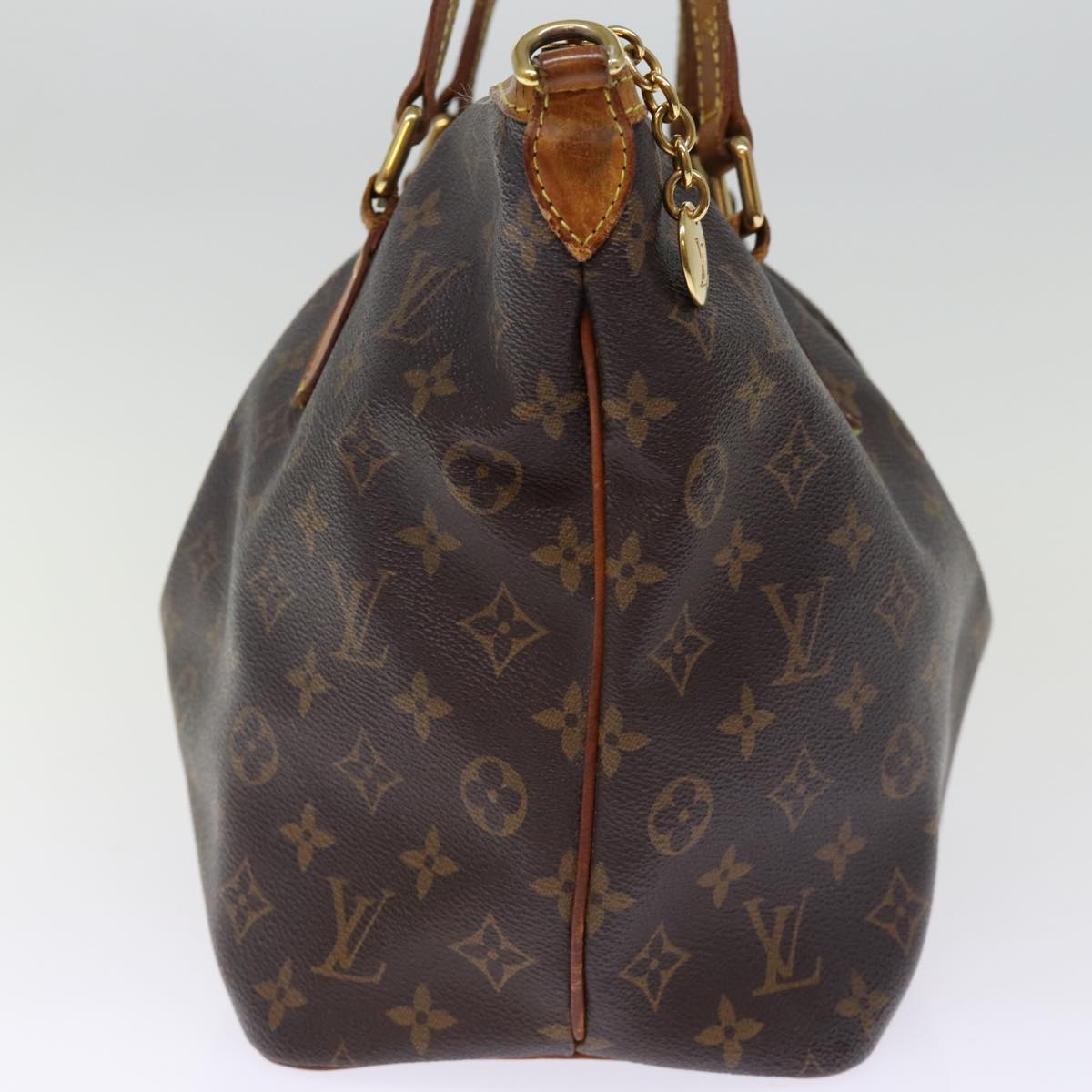 LOUIS VUITTON Monogram Palermo PM Tote Bag M40145 LV Auth 75078