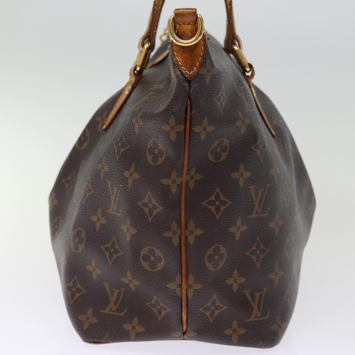 LOUIS VUITTON Monogram Palermo PM Tote Bag M40145 LV Auth 75078