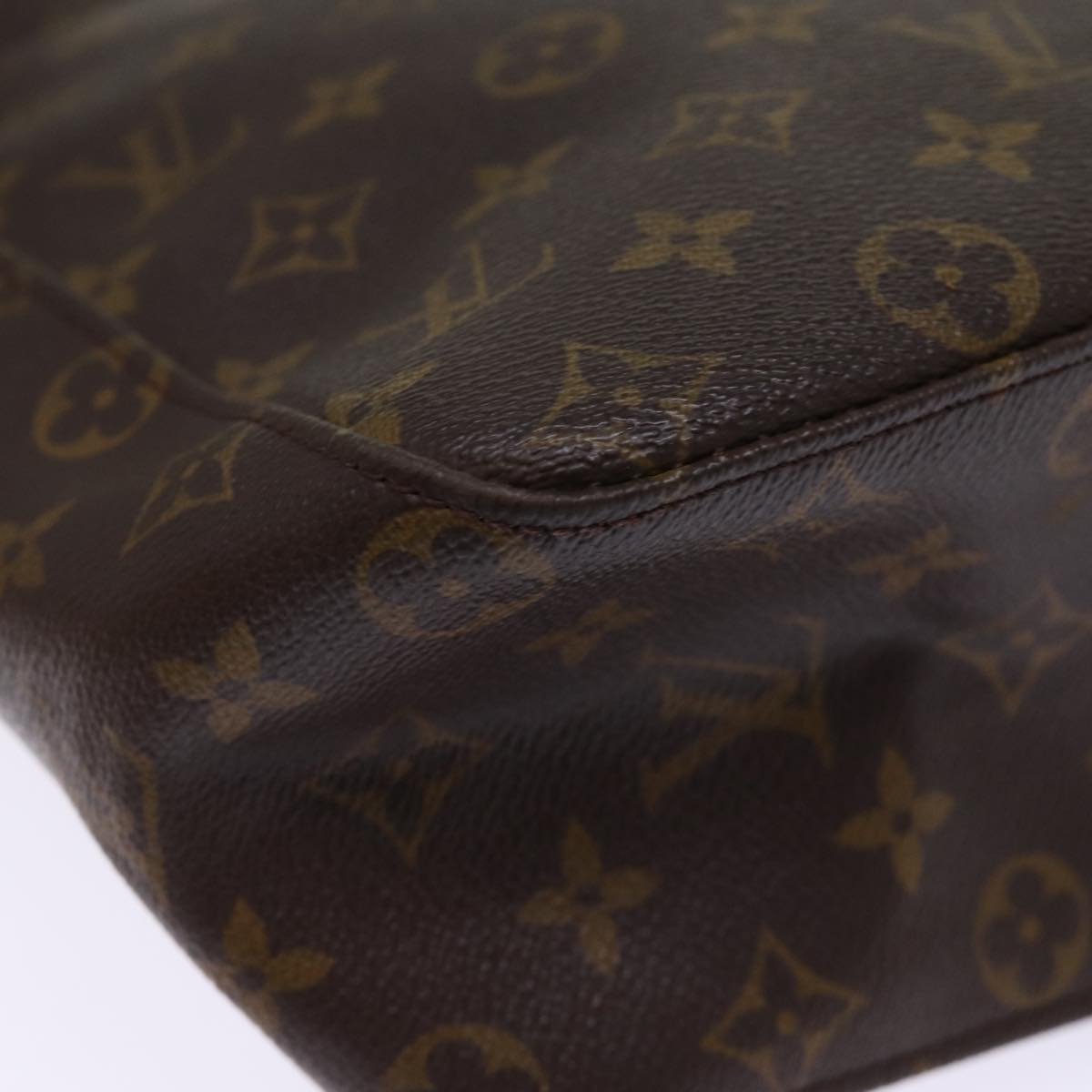 LOUIS VUITTON Monogram Looping GM Shoulder Bag M51145 LV Auth 75079