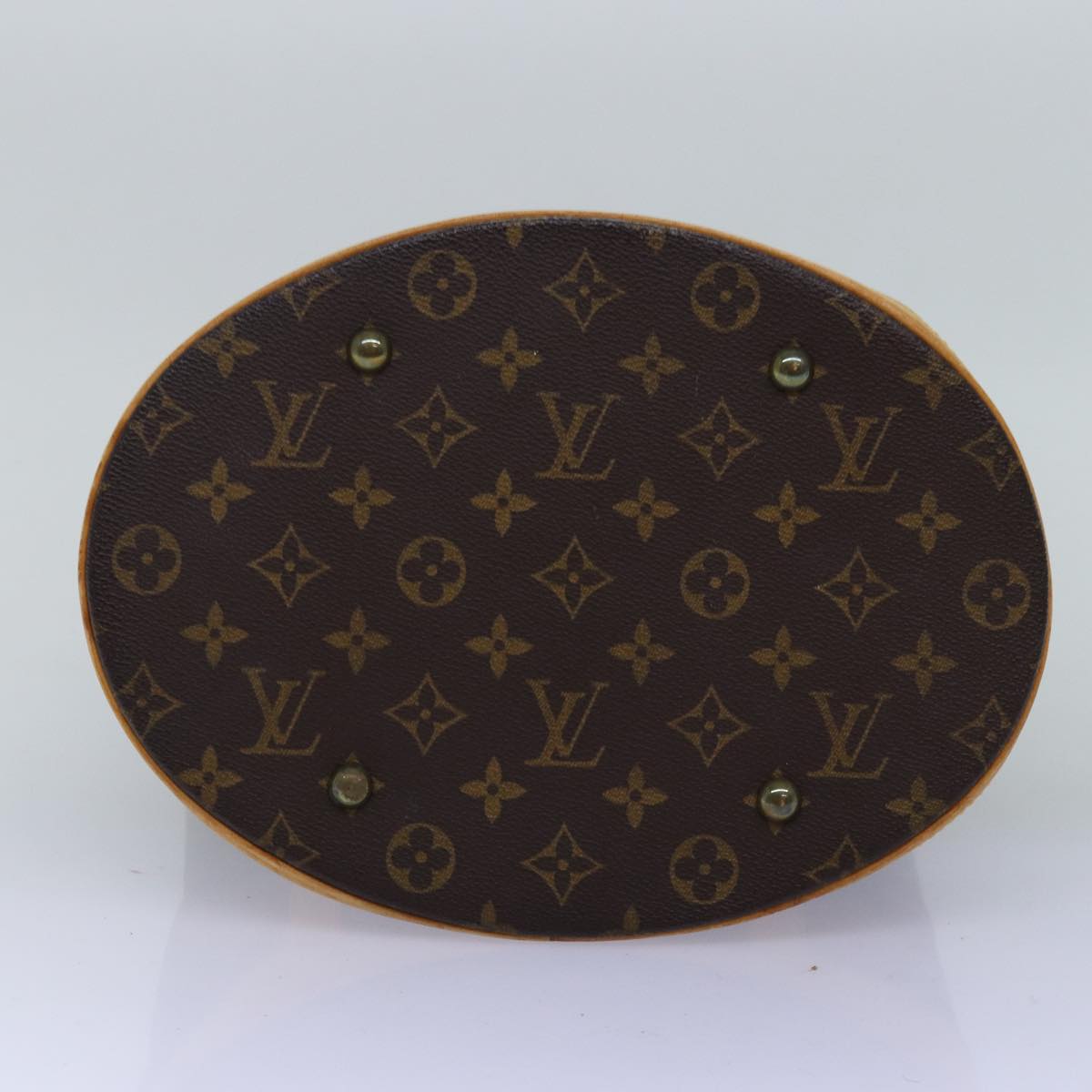 LOUIS VUITTON Monogram Bucket GM Shoulder Bag M42236 LV Auth 75082