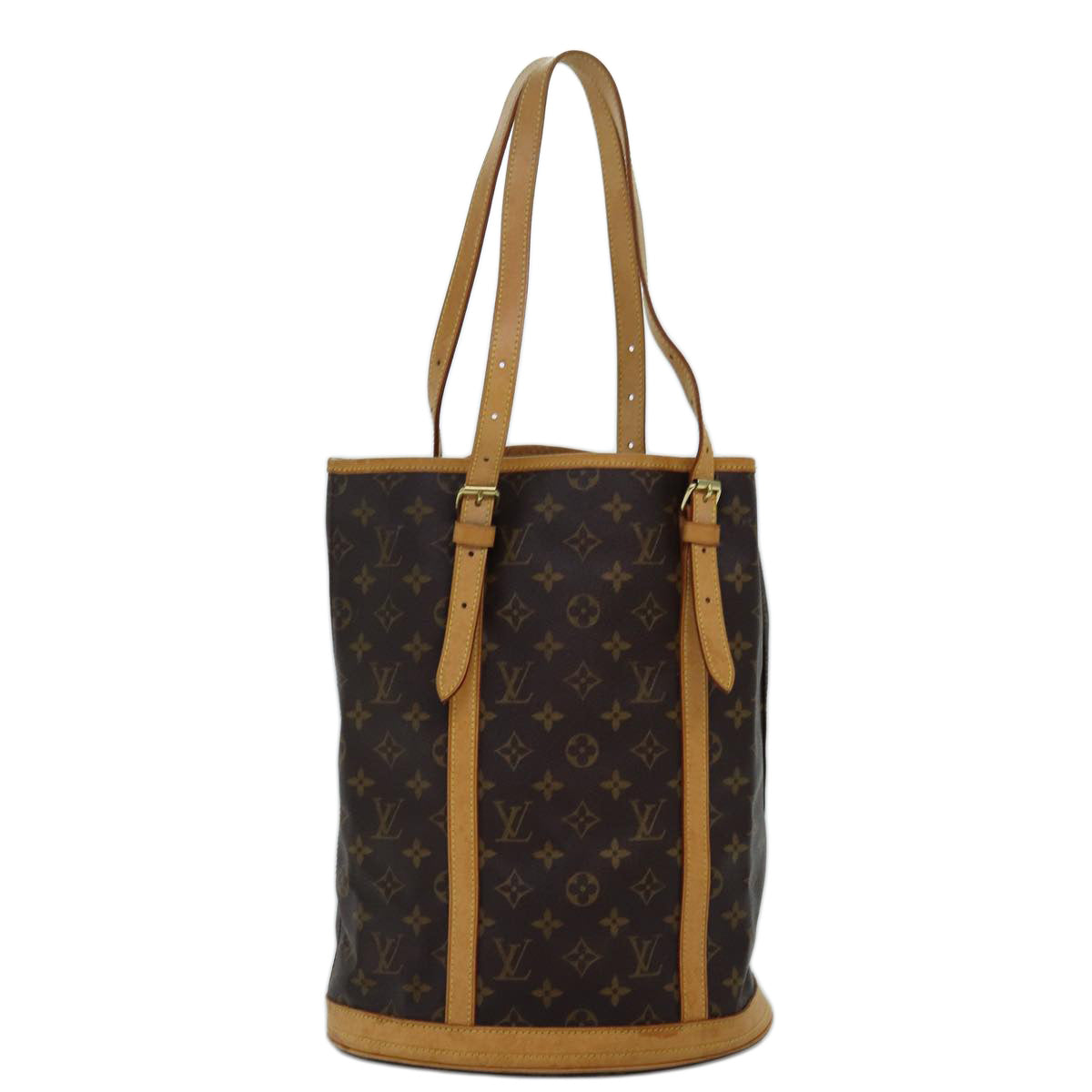 LOUIS VUITTON Monogram Bucket GM Shoulder Bag M42236 LV Auth 75082