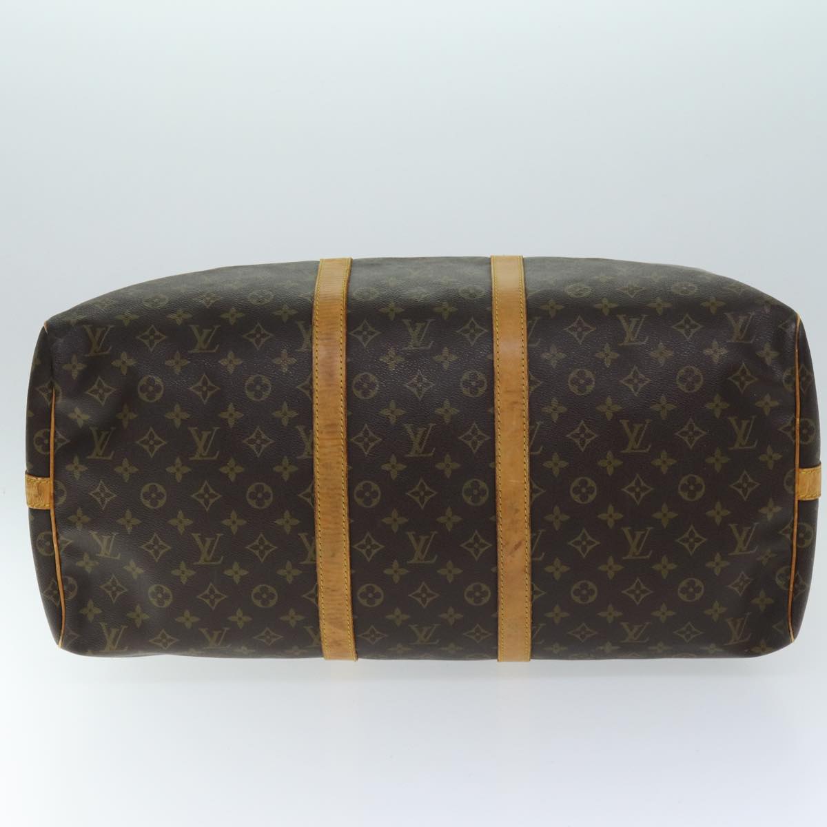 LOUIS VUITTON Monogram Keepall Bandouliere 55 Boston Bag M41414 LV Auth 75092