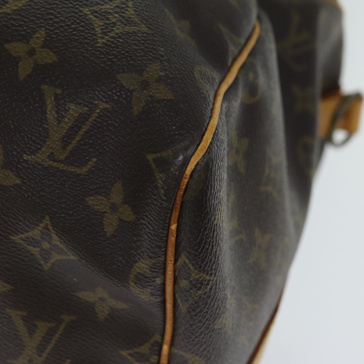 LOUIS VUITTON Monogram Keepall Bandouliere 55 Boston Bag M41414 LV Auth 75092