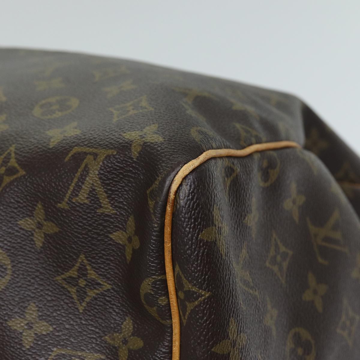 LOUIS VUITTON Monogram Keepall Bandouliere 55 Boston Bag M41414 LV Auth 75092