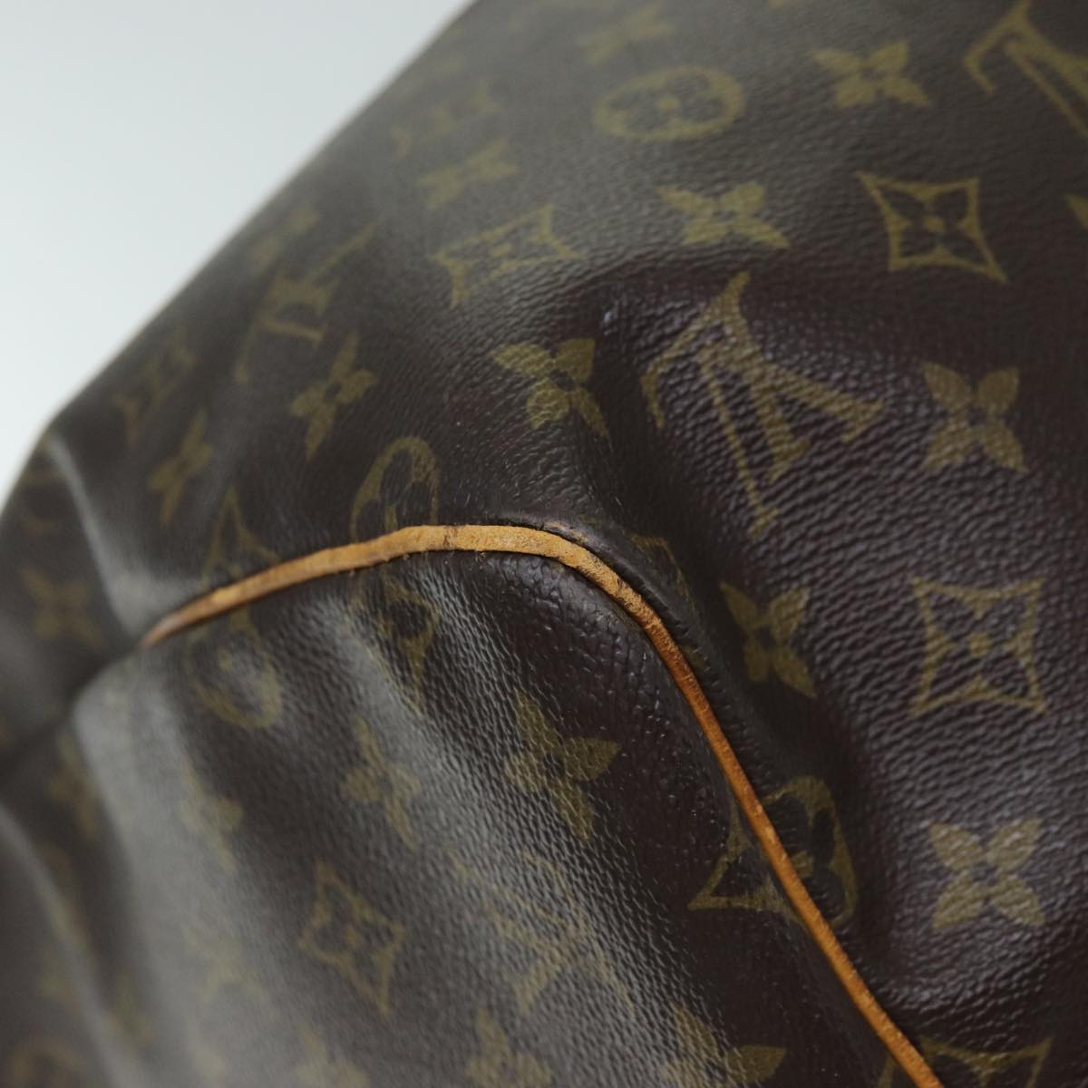 LOUIS VUITTON Monogram Keepall Bandouliere 55 Boston Bag M41414 LV Auth 75092