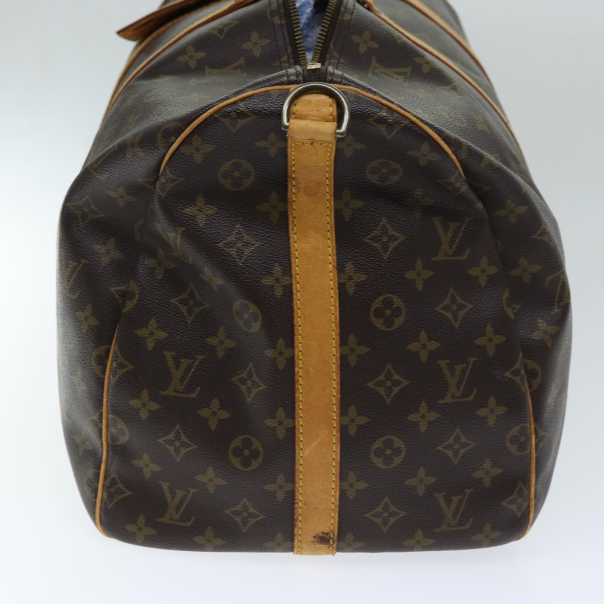 LOUIS VUITTON Monogram Keepall Bandouliere 55 Boston Bag M41414 LV Auth 75092