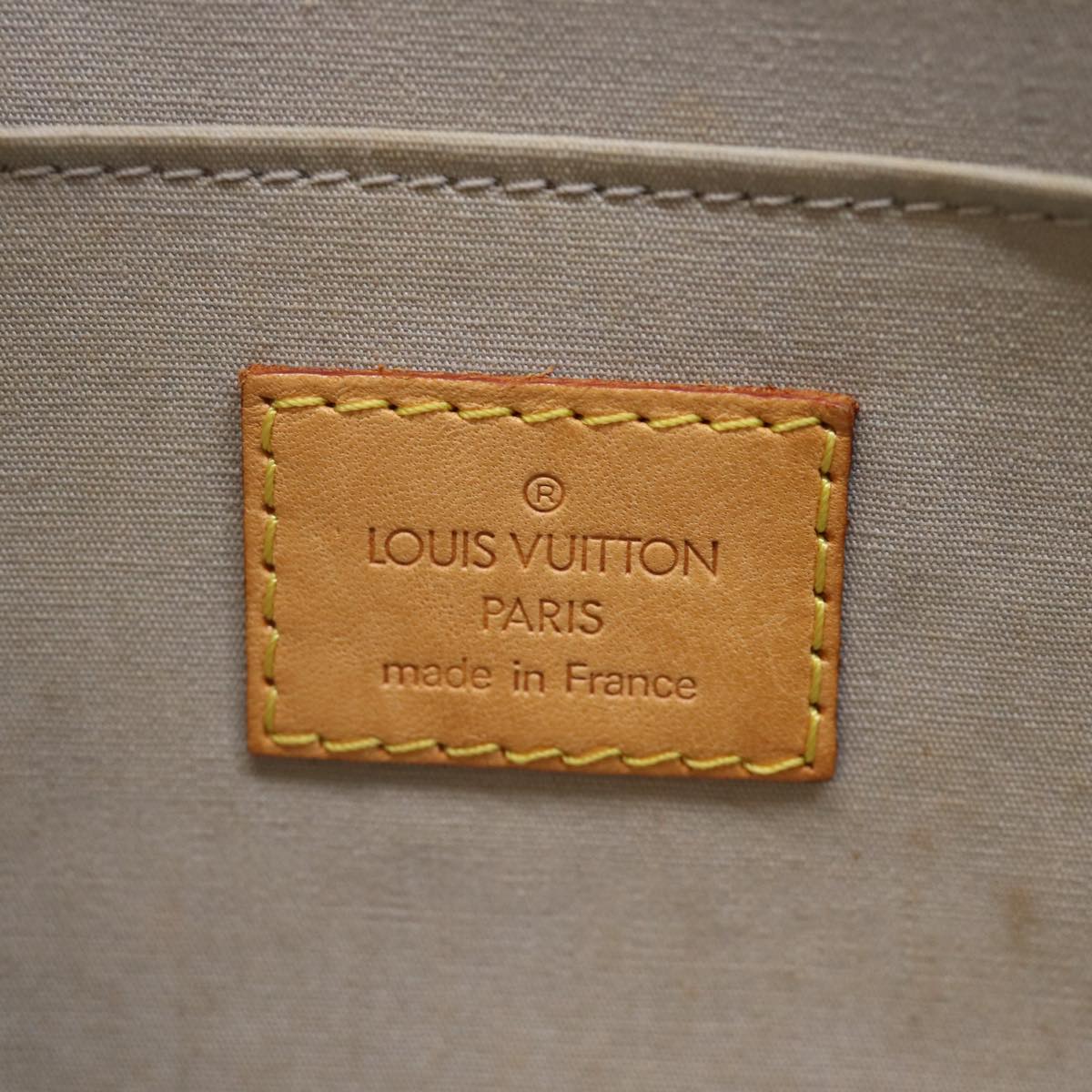 LOUIS VUITTON Monogram Vernis Roxbury Drive Hand Bag Perle M91374 LV Auth 75102
