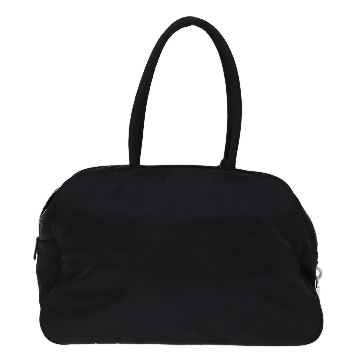 PRADA Hand Bag Nylon Black Auth 75121 - 0