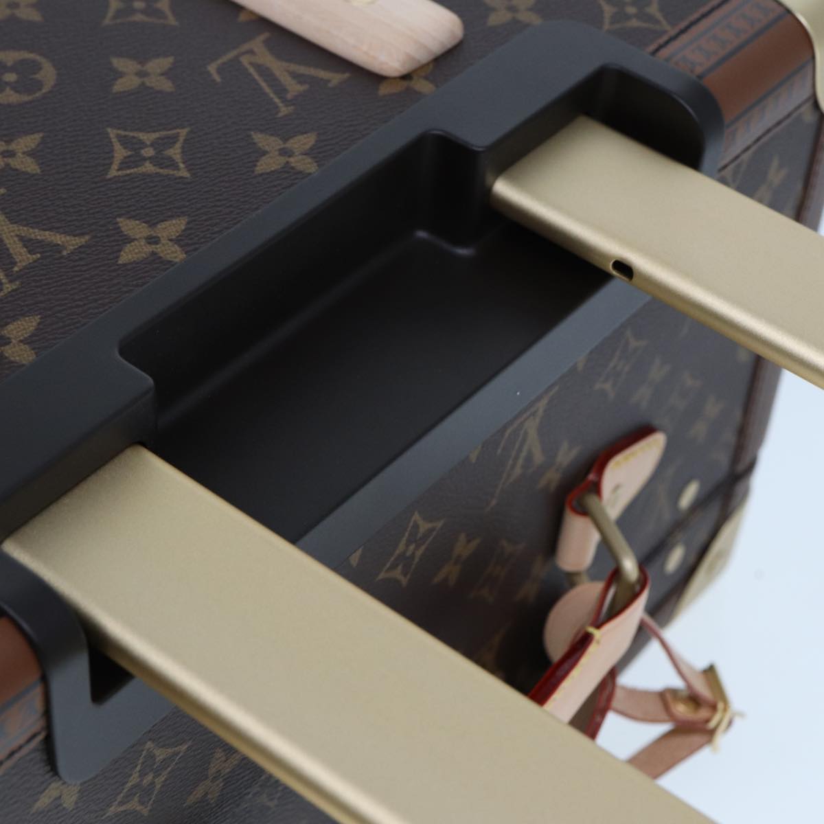 LOUIS VUITTON Monogram Rolling Trunk M20212 LV Auth 75137S