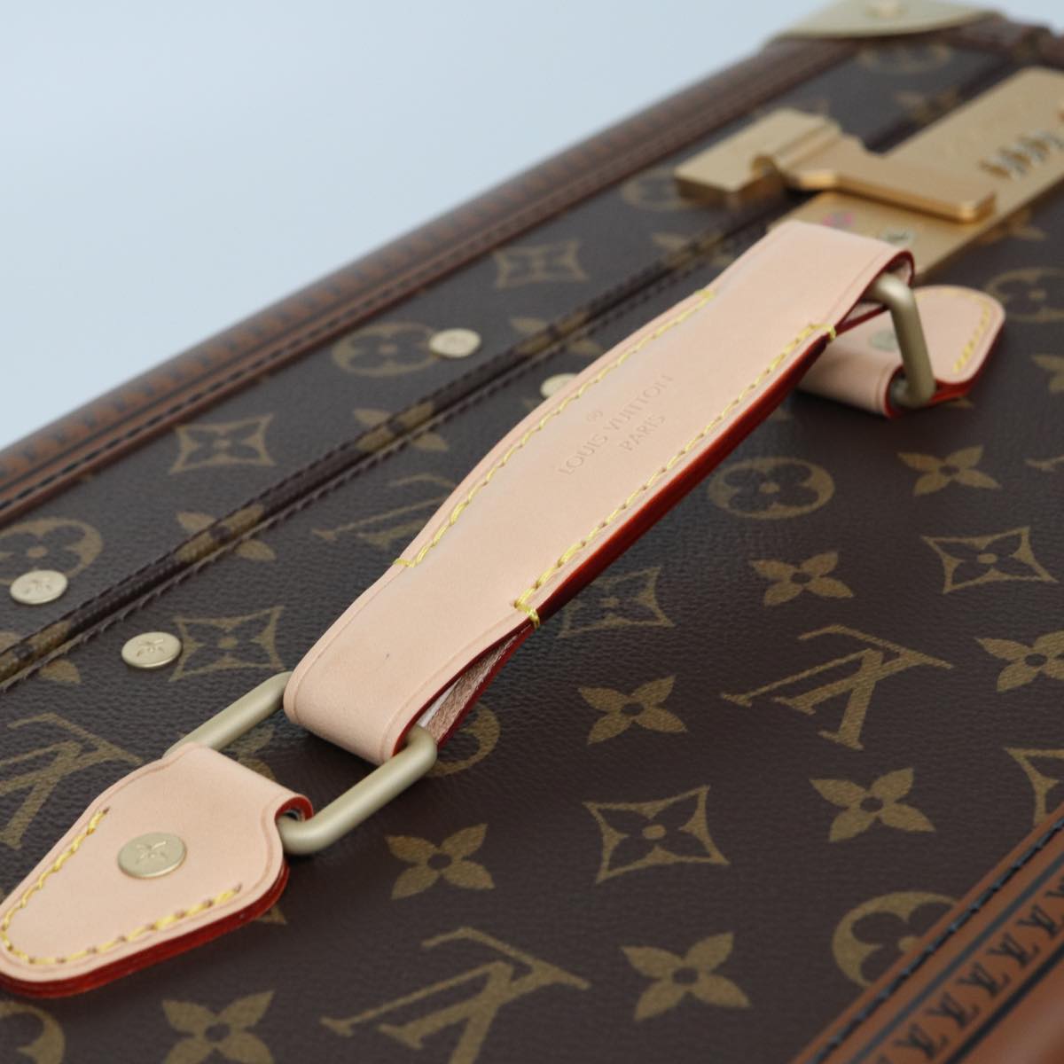 LOUIS VUITTON Monogram Rolling Trunk M20212 LV Auth 75137S