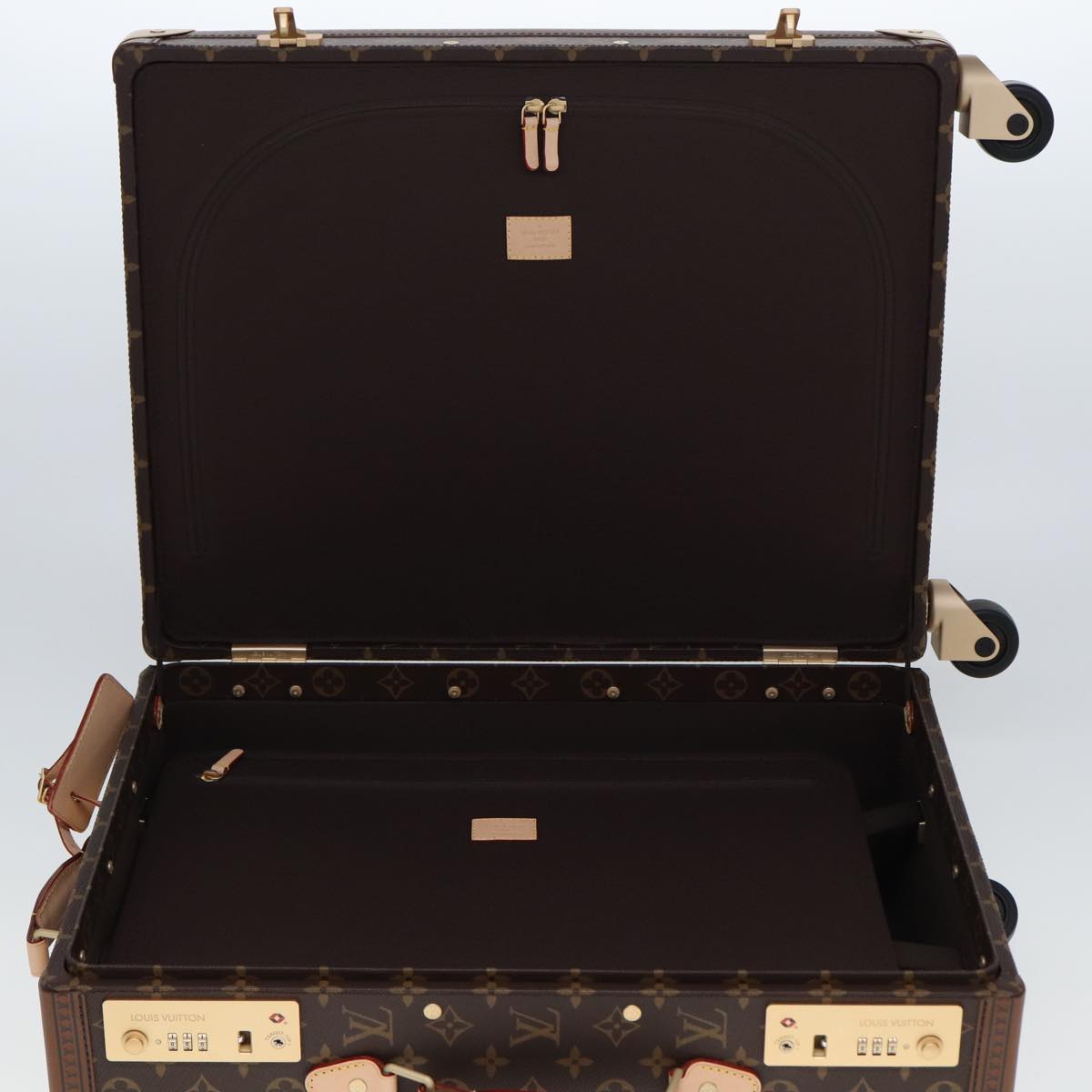 LOUIS VUITTON Monogram Rolling Trunk M20212 LV Auth 75137S