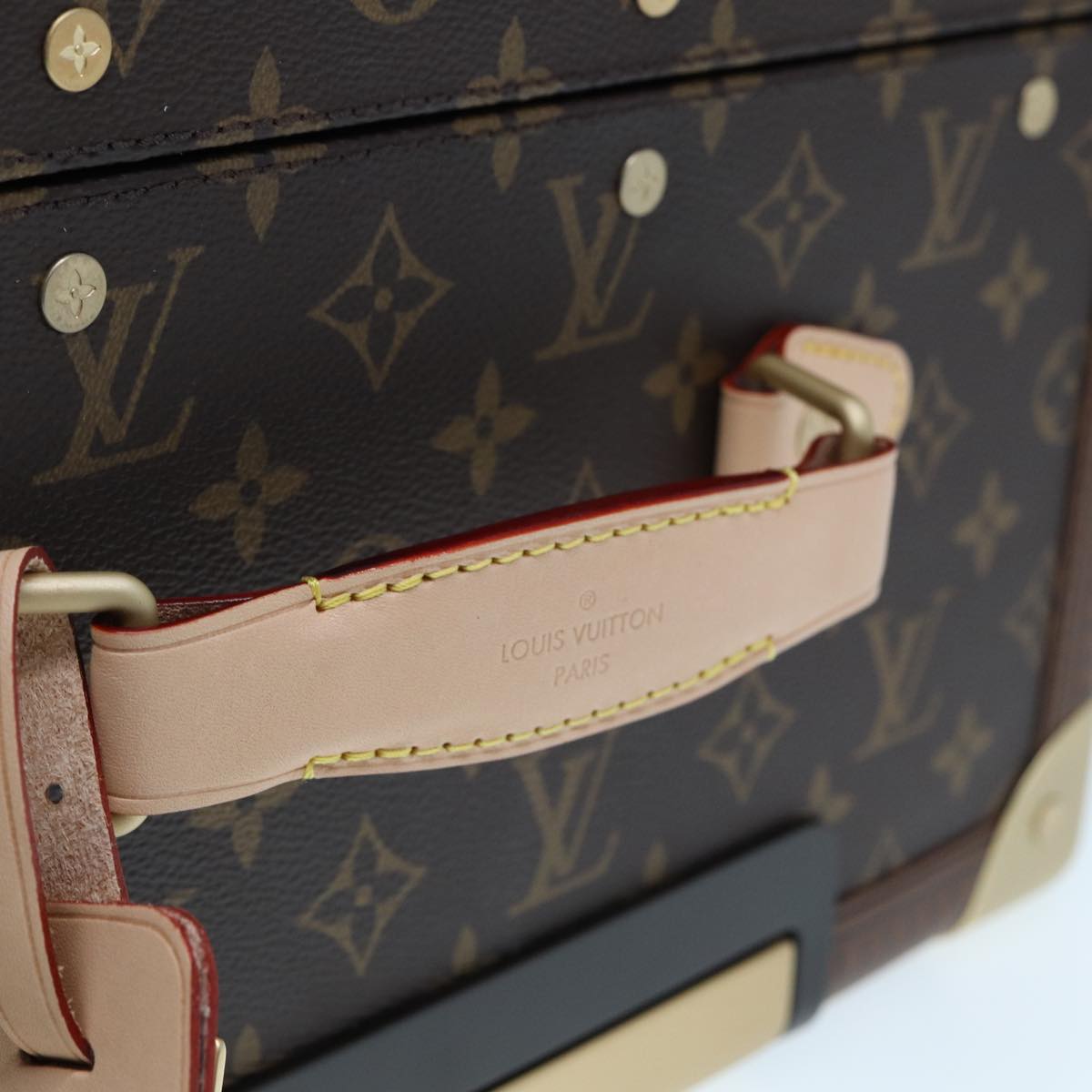 LOUIS VUITTON Monogram Rolling Trunk M20212 LV Auth 75137S