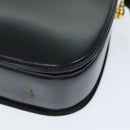 BALLY Shoulder Bag Leather Black Auth 75138-9