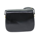 BALLY Shoulder Bag Leather Black Auth 75138-2