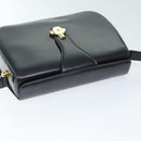 BALLY Shoulder Bag Leather Black Auth 75138-6