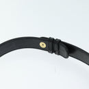 BALLY Shoulder Bag Leather Black Auth 75138-8