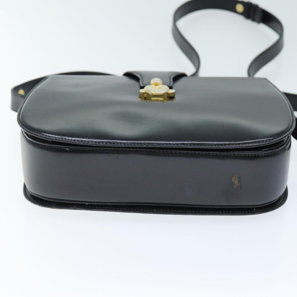 BALLY Umhängetasche Leder Schwarz Auth 75138