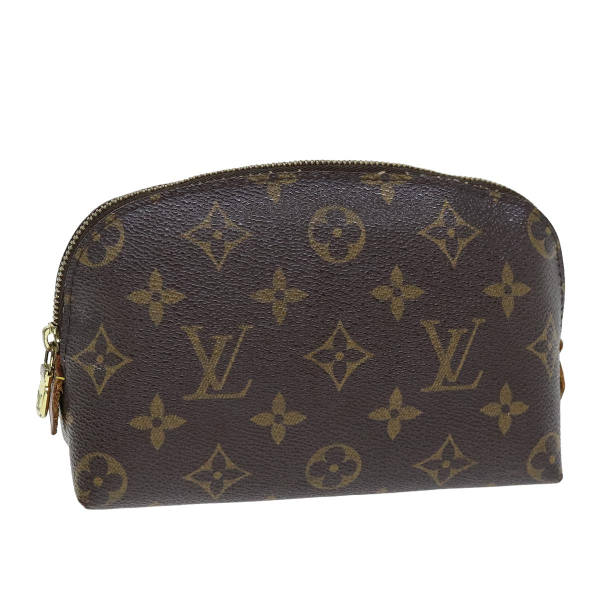 LOUIS VUITTON Monogram Pochette Cosmetic PM Cosmetic Pouch M47515 LV Auth 75152