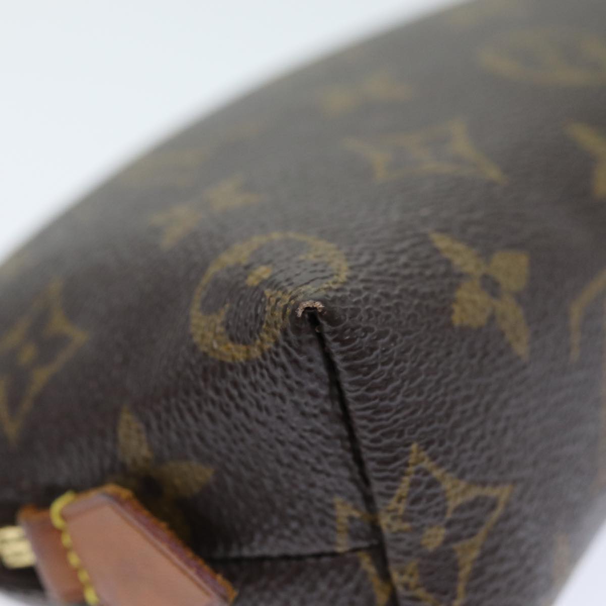 LOUIS VUITTON Monogram Pochette Cosmetic PM Cosmetic Pouch M47515 LV Auth 75152