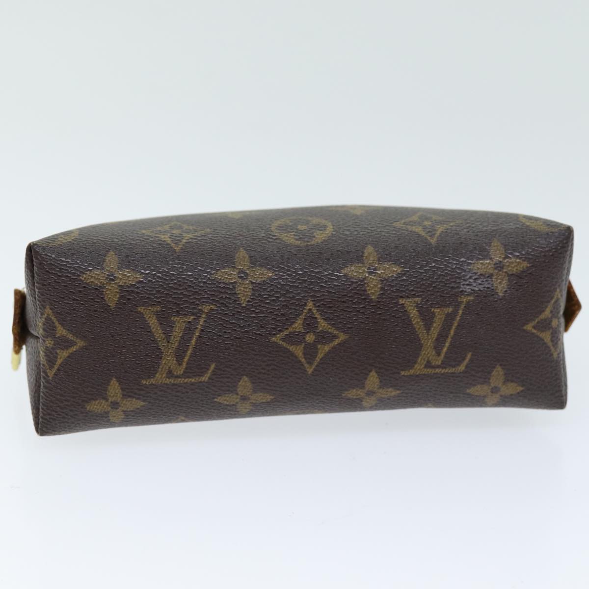 LOUIS VUITTON Monogram Pochette Cosmetic PM Cosmetic Pouch M47515 LV Auth 75152