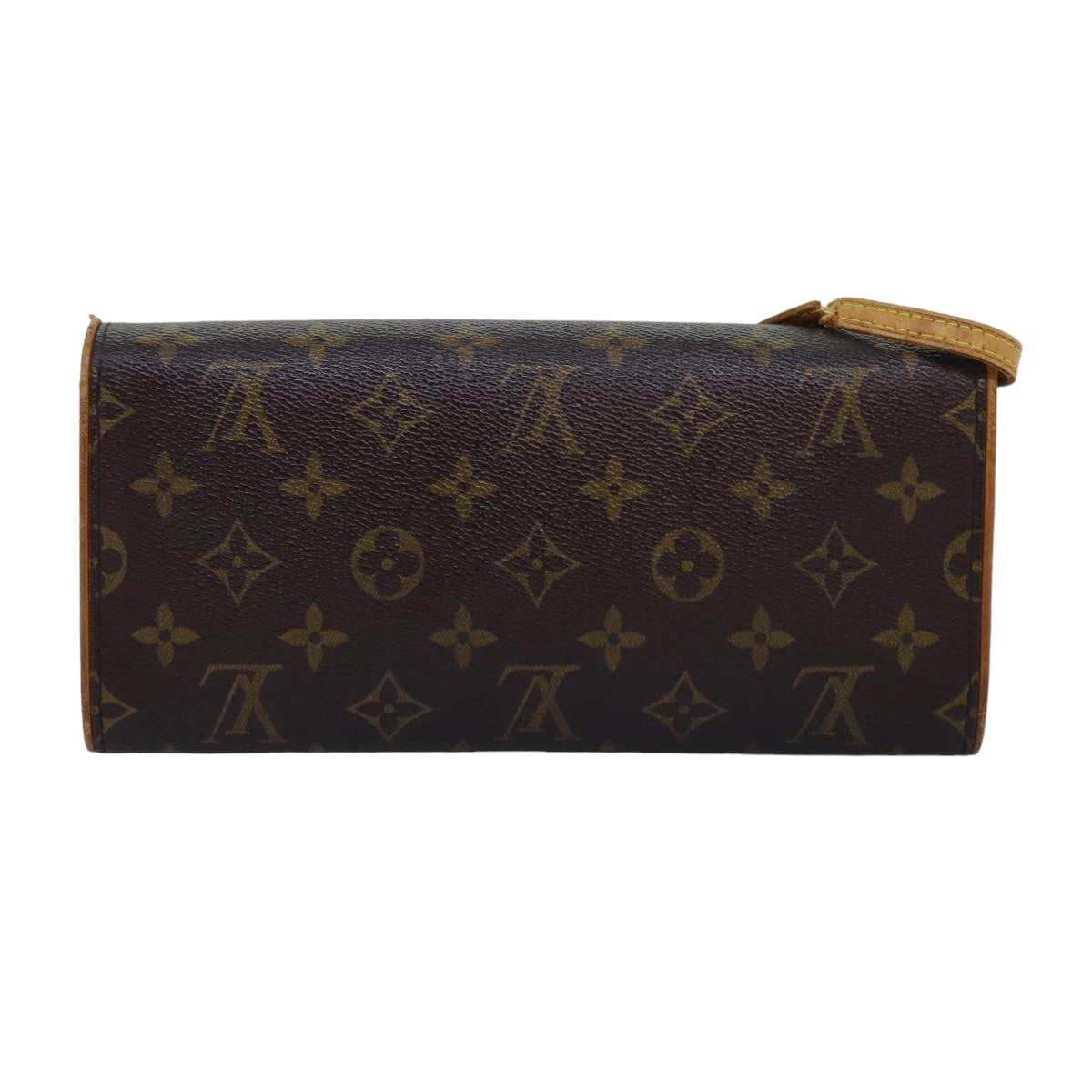 LOUIS VUITTON Monogram Pochette Twin GM Shoulder Bag M51852 LV Auth 75154