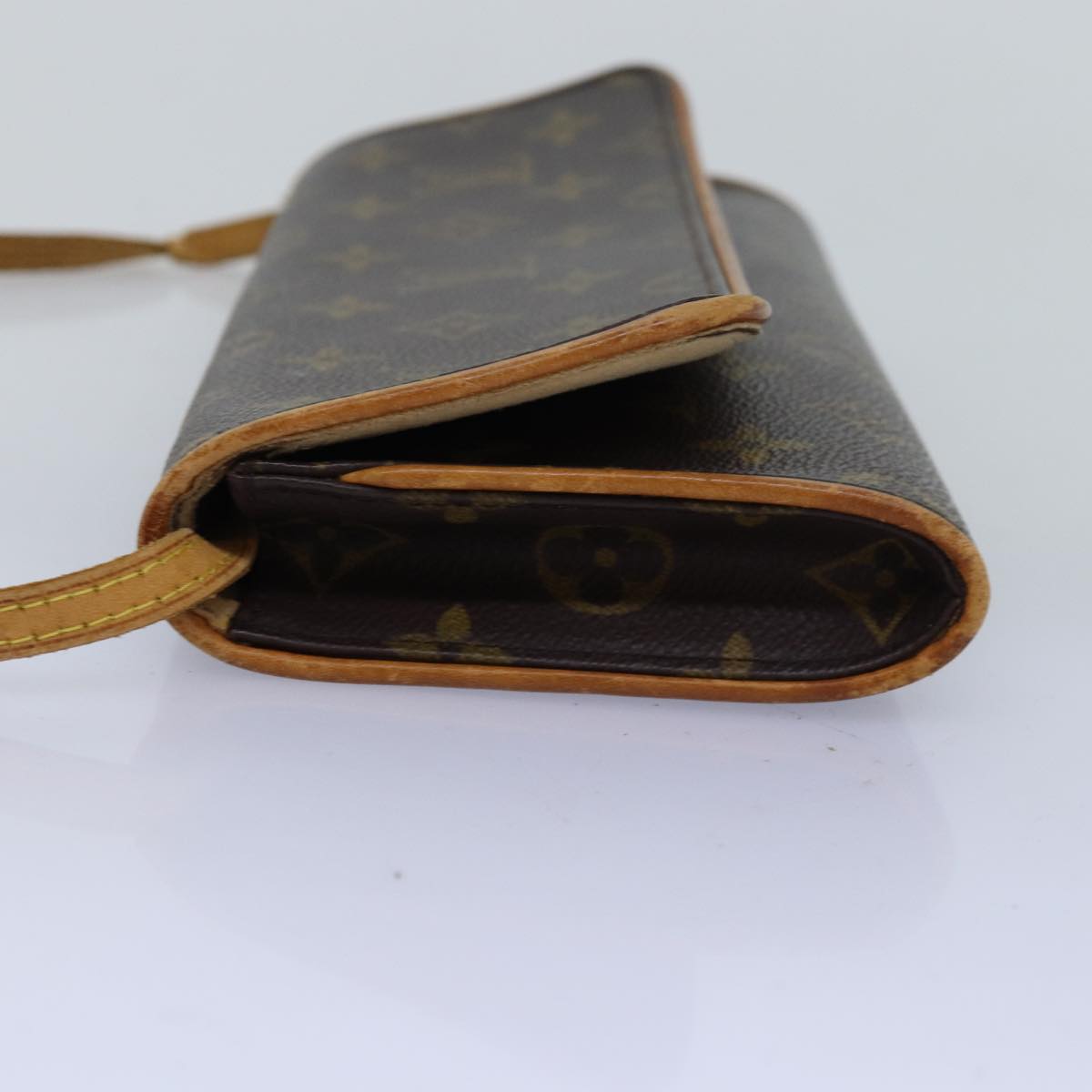 LOUIS VUITTON Monogram Pochette Twin GM Shoulder Bag M51852 LV Auth 75154