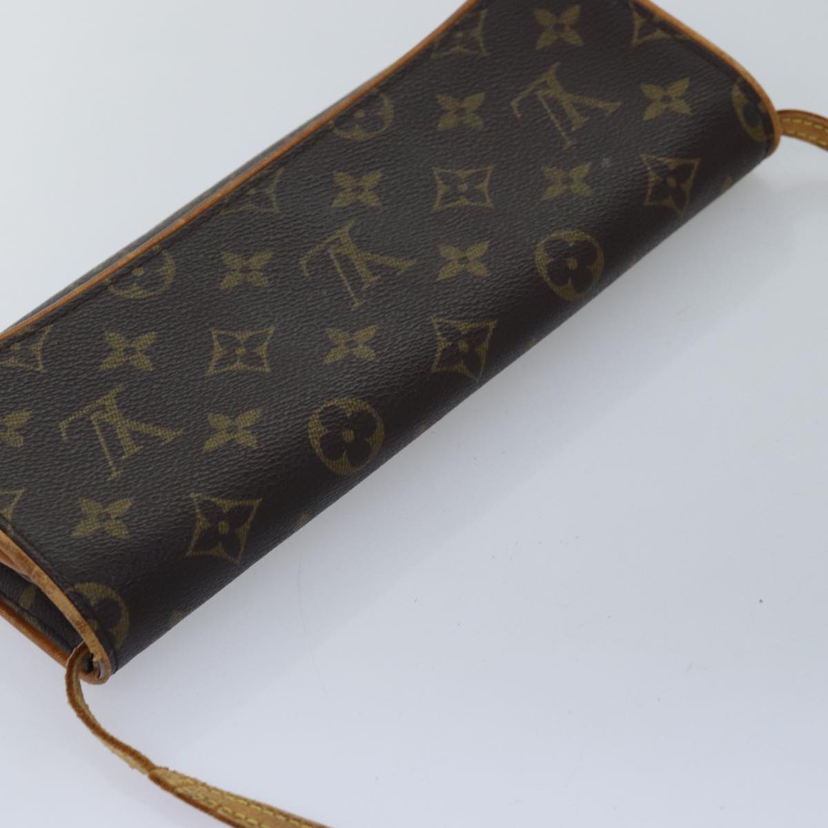 LOUIS VUITTON Monogram Pochette Twin GM Shoulder Bag M51852 LV Auth 75154