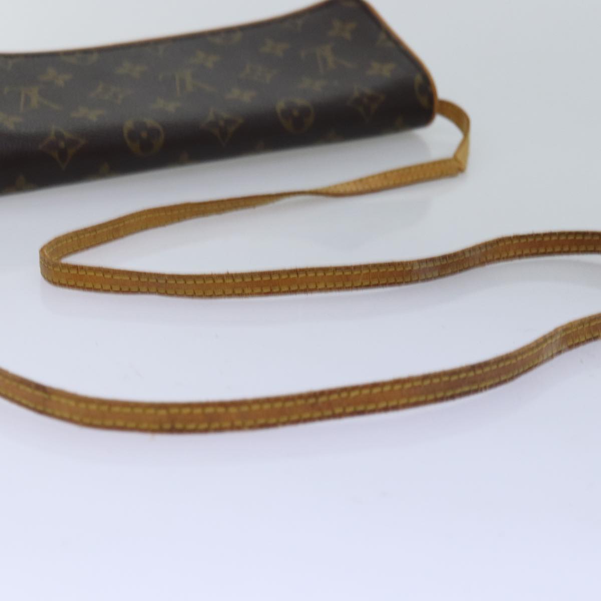 LOUIS VUITTON Monogram Pochette Twin GM Shoulder Bag M51852 LV Auth 75154