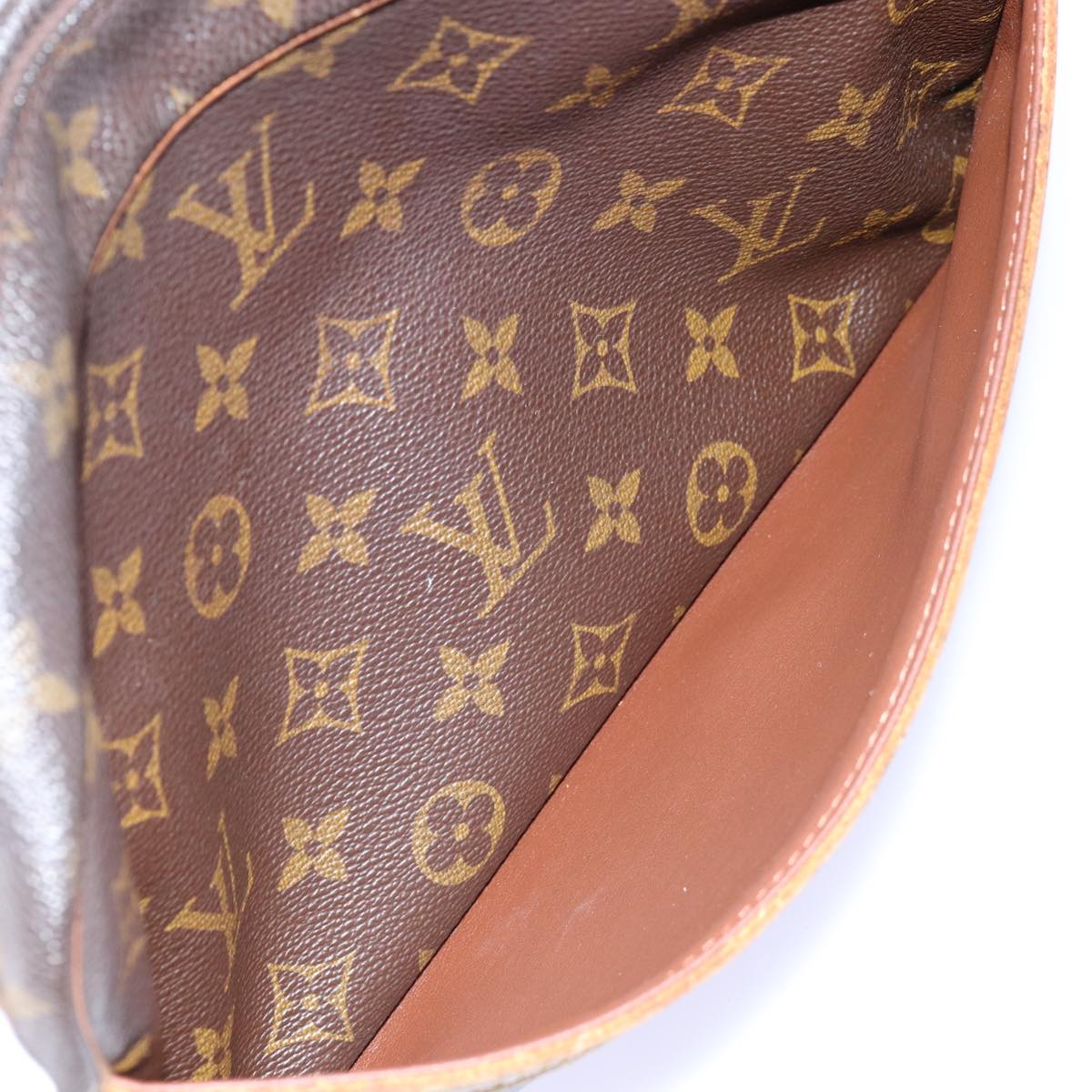 LOUIS VUITTON Monogram Compiegne 28 Clutch Bag M51845 LV Auth 75160