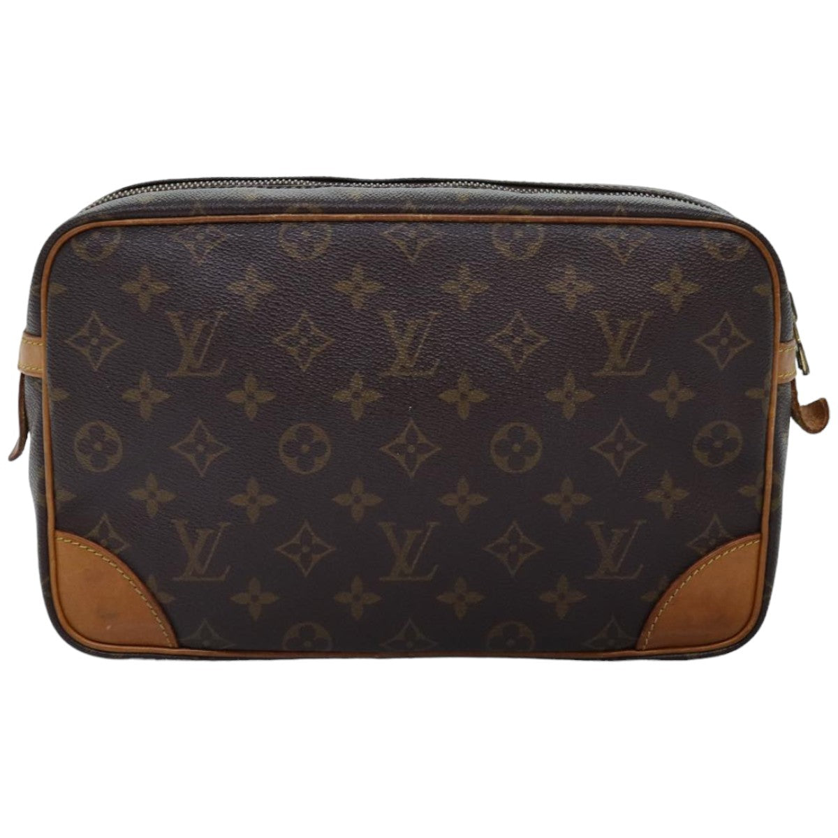 LOUIS VUITTON Monogram Compiegne 28 Clutch Bag M51845 LV Auth 75160 - 0