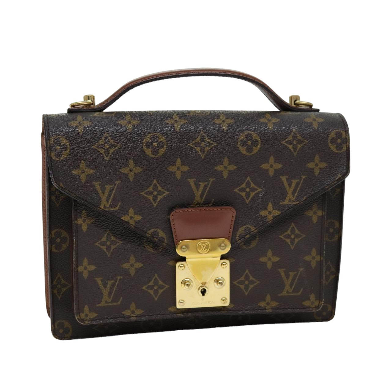 LOUIS VUITTON Monogram Monceau 26 Shoulder Bag M51187 LV Auth 75161