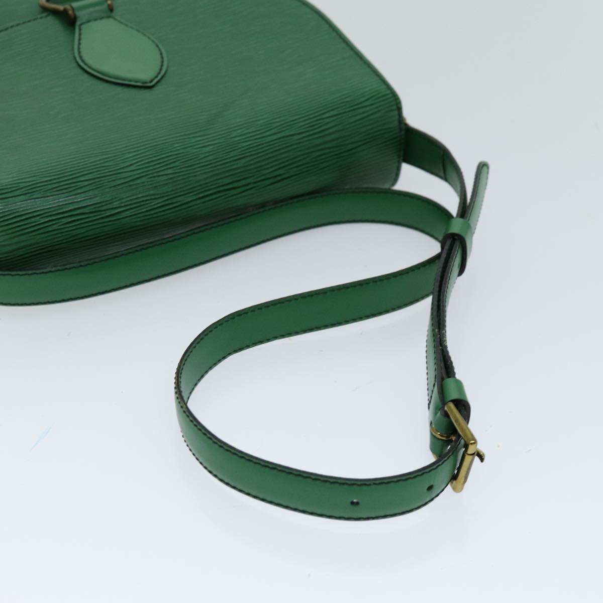 LOUIS VUITTON Epi Saint Cloud GM Shoulder Bag Green M52194 LV Auth 75168